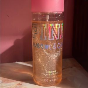 PINK warm and cozy shimmer mist